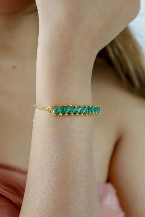 Crystal Spikes Bracelet by Bombay Sunset