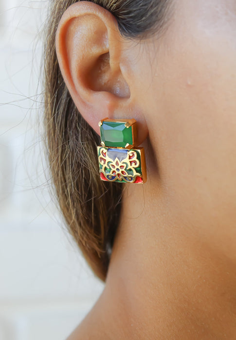 Jaipur Sky Earrings by Bombay Sunset