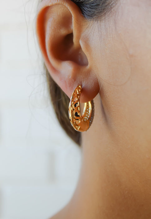 Nola Hoop Earrings by Bombay Sunset