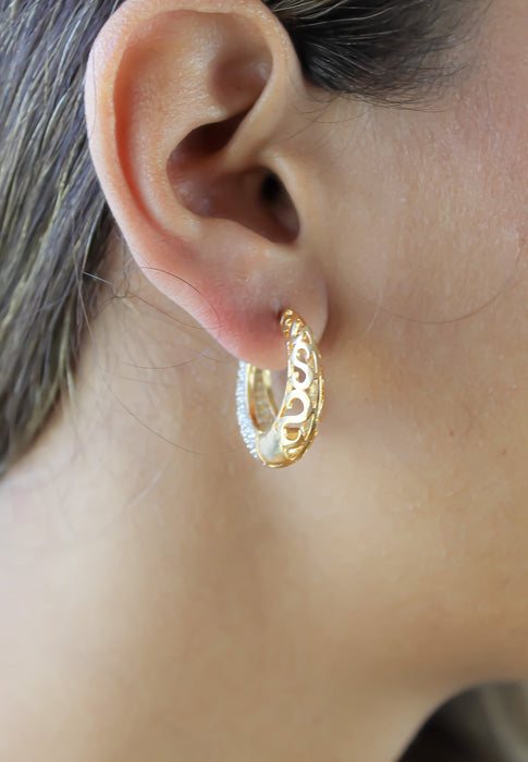 Nola Hoop Earrings by Bombay Sunset