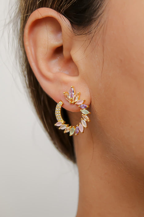 Golden Viper Earrings by Bombay Sunset