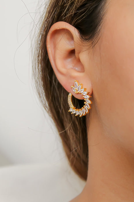 Golden Viper Earrings by Bombay Sunset