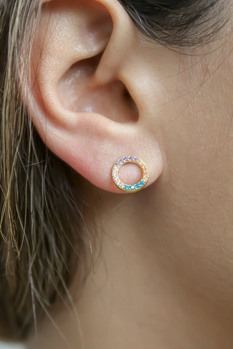 Circle Earrings by Bombay Sunset