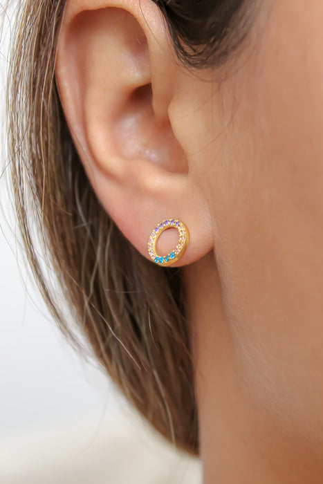 Circle Earrings by Bombay Sunset