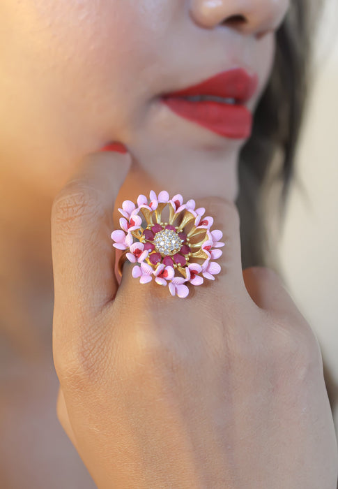 Vivid Daisy Ring by Bombay Sunset