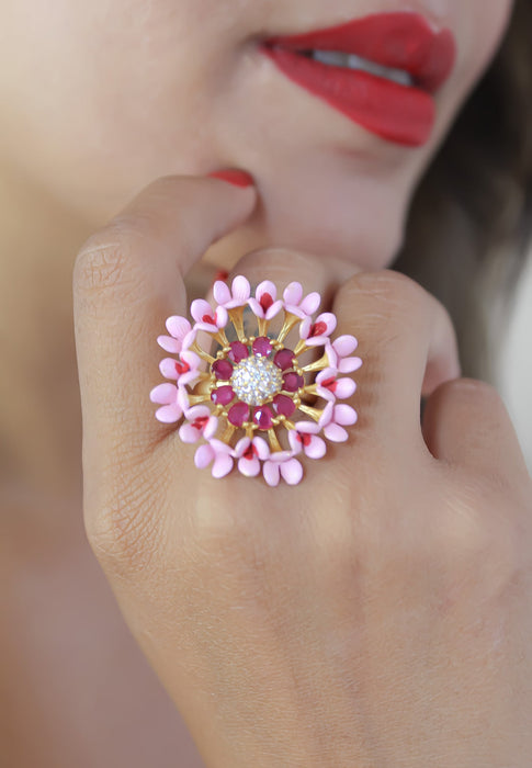 Vivid Daisy Ring by Bombay Sunset