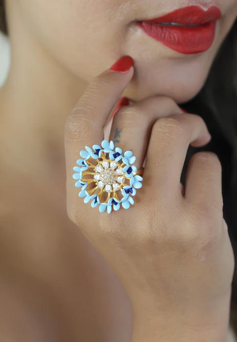 Vivid Daisy Ring by Bombay Sunset