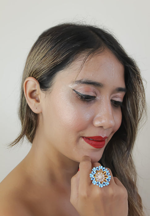 Vivid Daisy Ring by Bombay Sunset