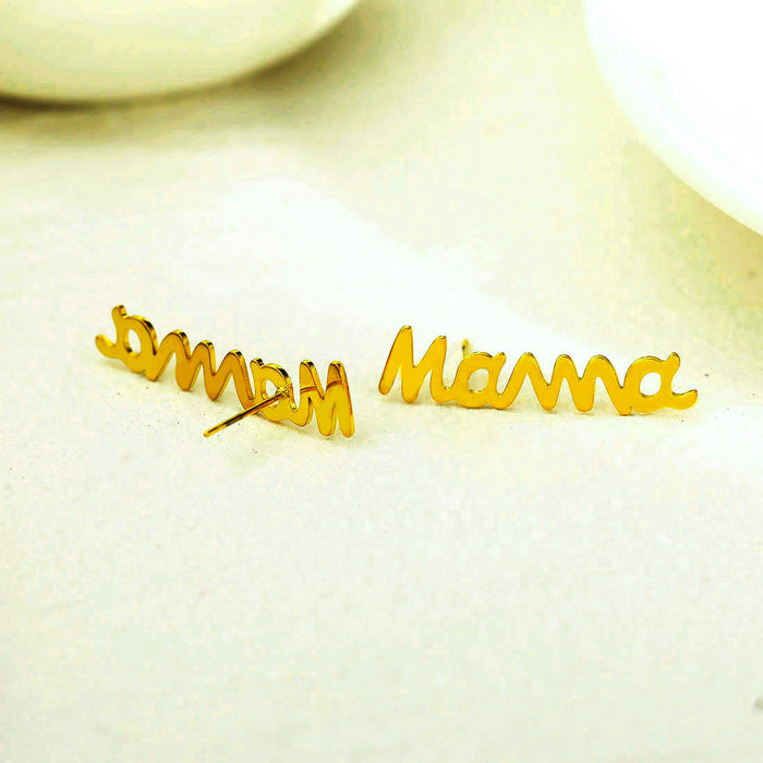 MAMA Stud Earrings