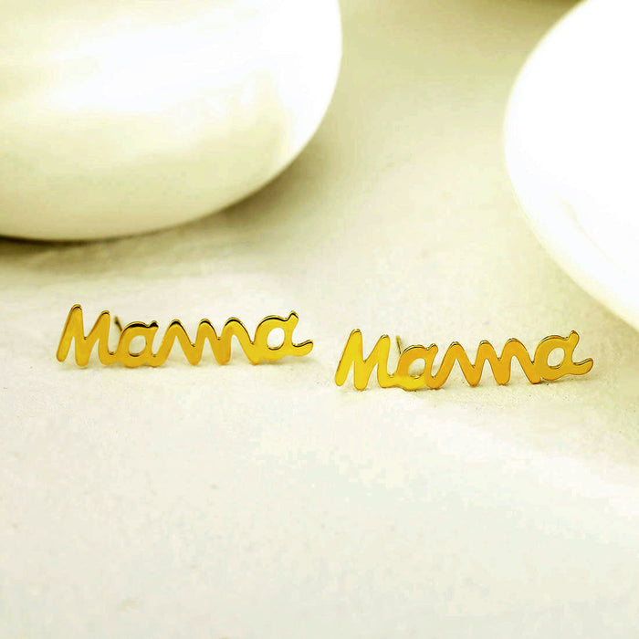 MAMA Stud Earrings