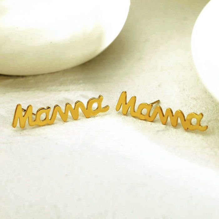 MAMA Stud Earrings