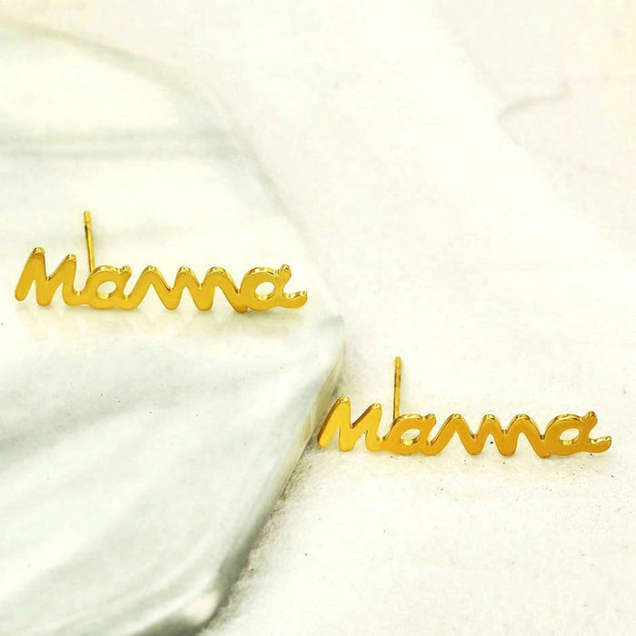 MAMA Stud Earrings