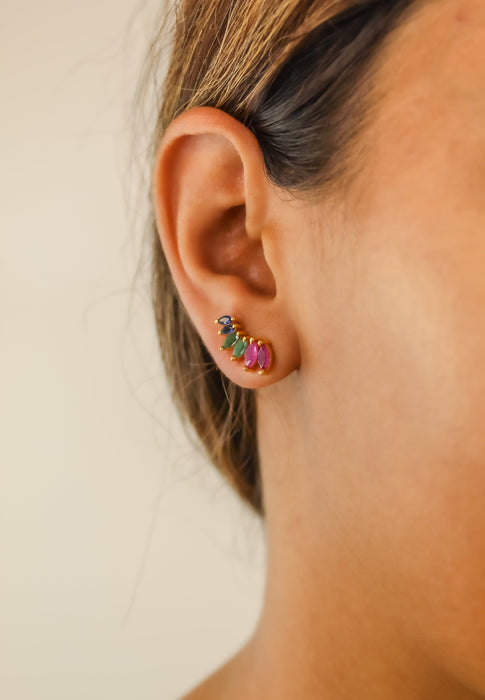 Stepping Stone Earrings by Bombay Sunset