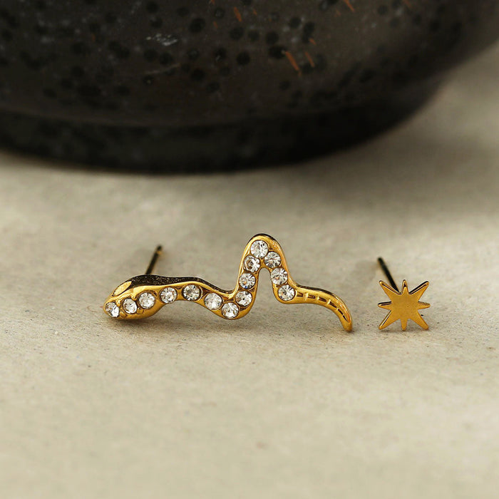 GAHIJI 2-Pair Stud Earrings Set