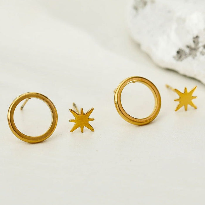 ETOILE 2-Pair Stud Earrings Set