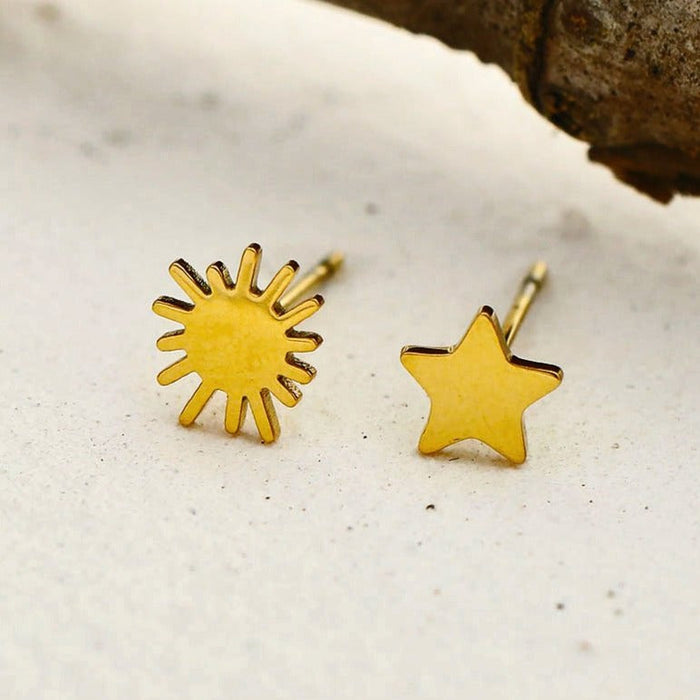 HEAVENLY 2-Pair Stud Earrings Set