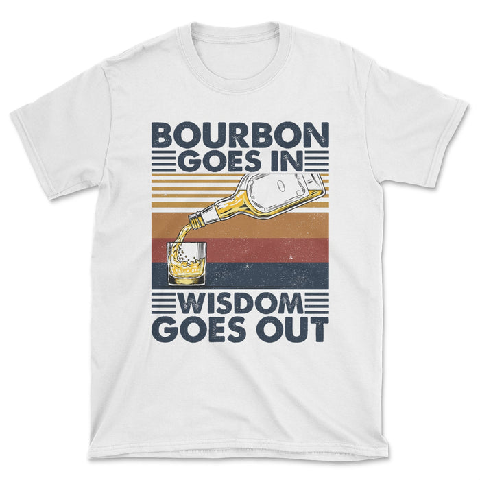 Bourbon Goes In Tee