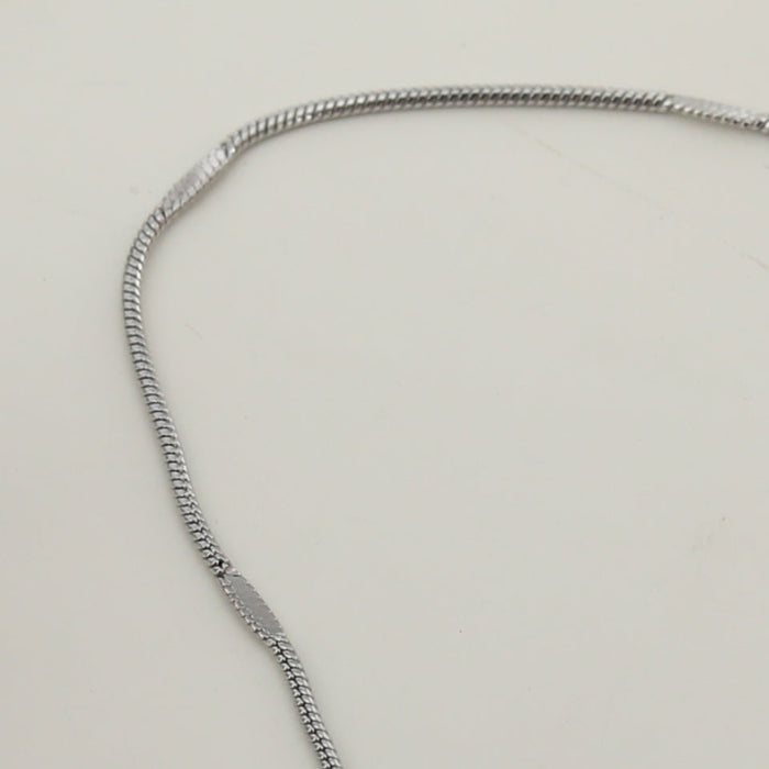 SVET Dainty Minimalist Silver Necklace