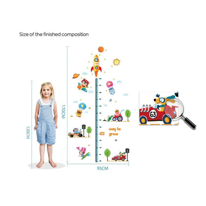 Cute Animals Travel Height Chart