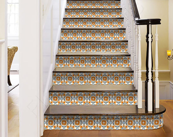 Decorative Tile stickers set of 24 Peel & Stick