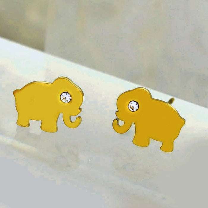 TANTOR Elephant Stud Earrings