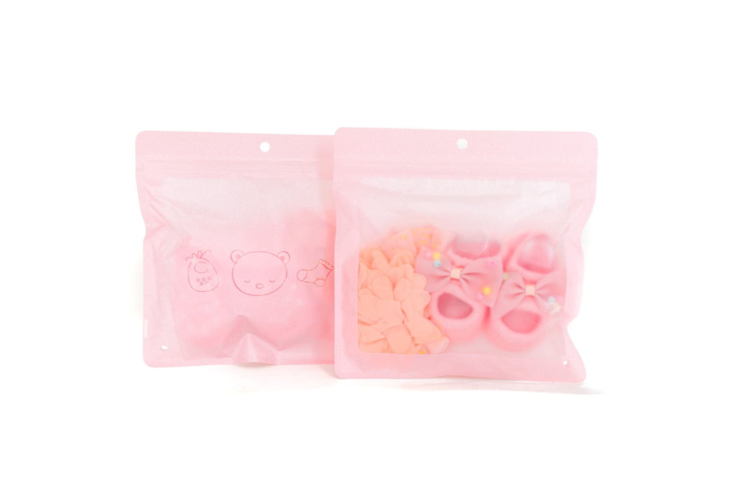 Baby Girl Gift Set 3Pcs - Socks and 2 Headbands 0-12 Months