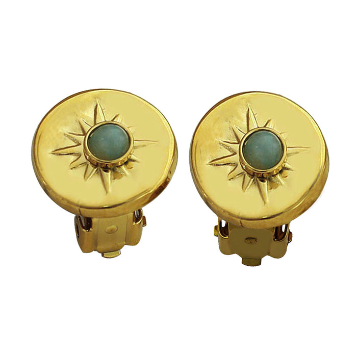 VICTORIA Clip-On Stud Earrings (Piercing Not Required)