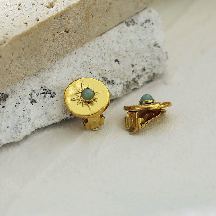 VICTORIA Clip-On Stud Earrings (Piercing Not Required)