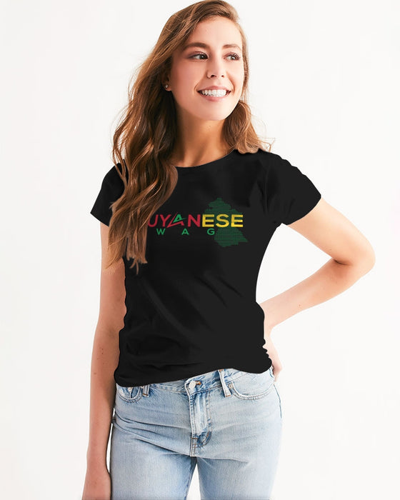 Guyanese Swag Guyana Map Women's Tee