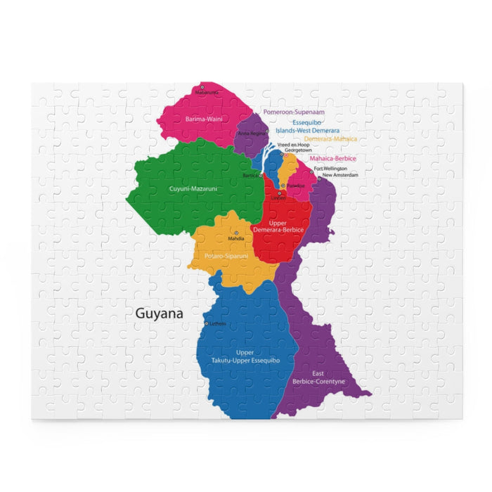 Guyana Map Puzzle (120, 252, 500-Piece)