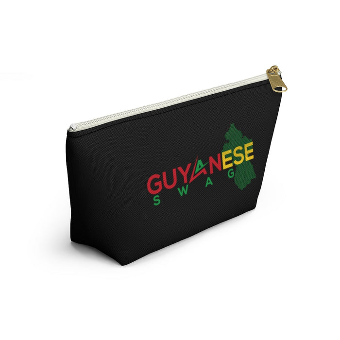 Guyanese Swag Guyana Map Accessory Pouch w T-bottom