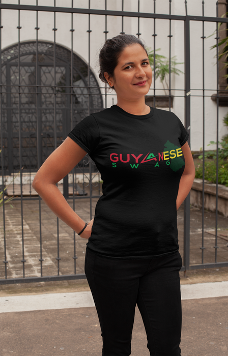 Guyanese Swag Guyana Map Women's Tee