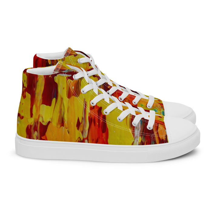 Gianneli Colours Handmade Women’s High Top Canvas Shoes