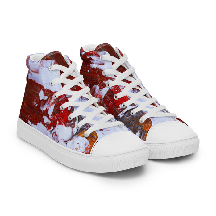 Gianneli Colours Handmade Men’s High Top Canvas Shoes