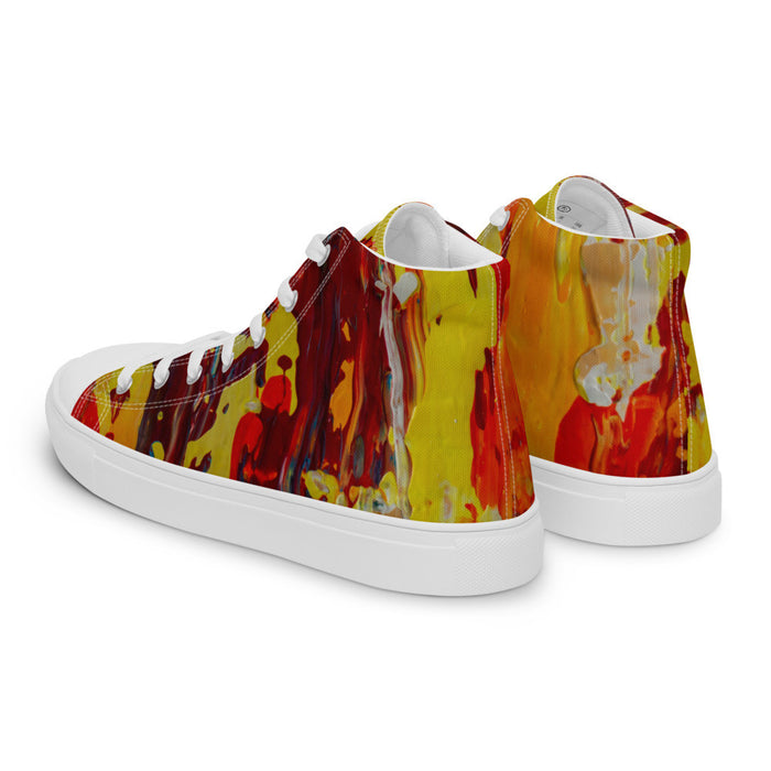 Gianneli Colours Handmade Women’s High Top Canvas Shoes