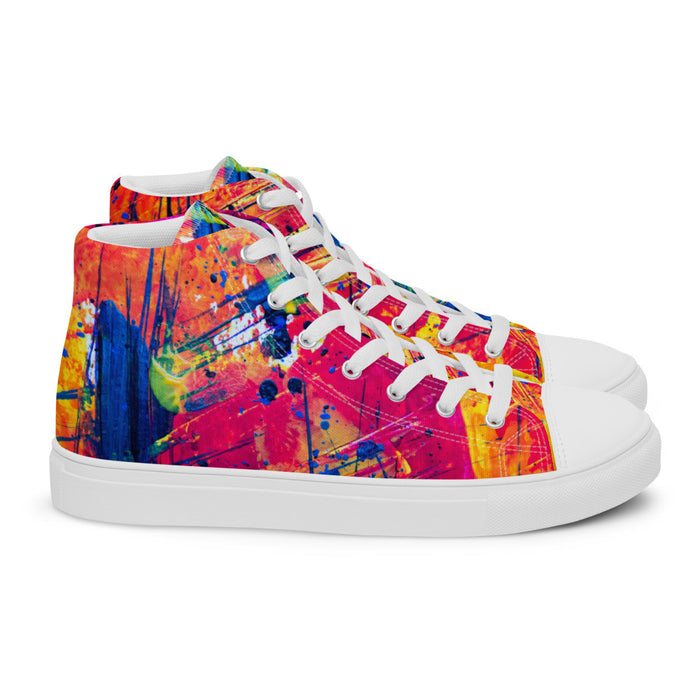 Gianneli Colours Handmade Women’s High Top Canvas Shoes