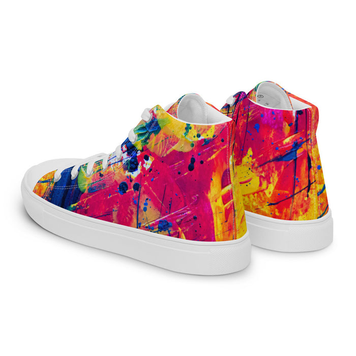 Gianneli Colours Handmade Women’s High Top Canvas Shoes