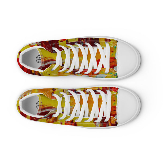 Gianneli Colours Handmade Women’s High Top Canvas Shoes