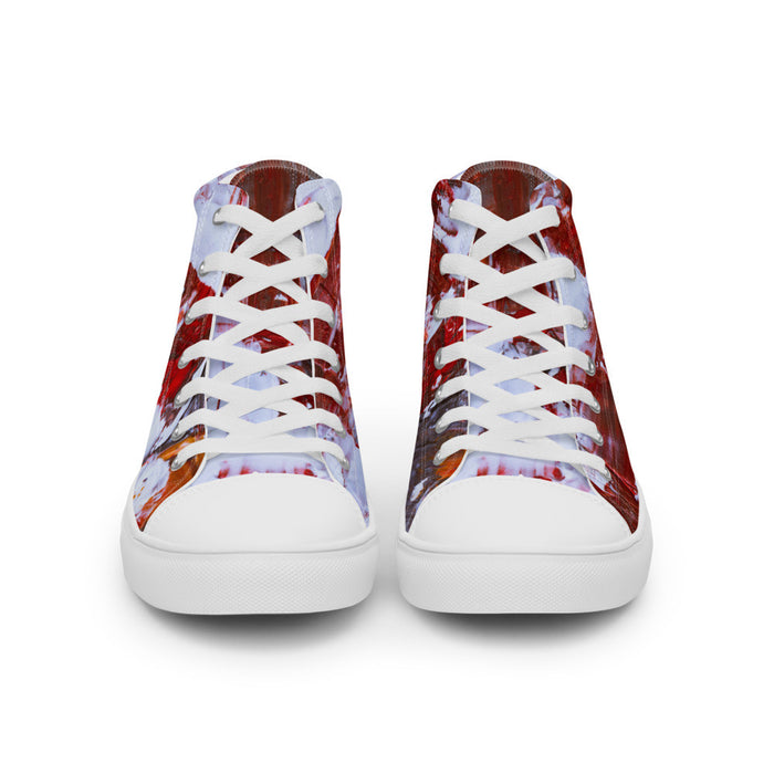 Gianneli Colours Handmade Men’s High Top Canvas Shoes