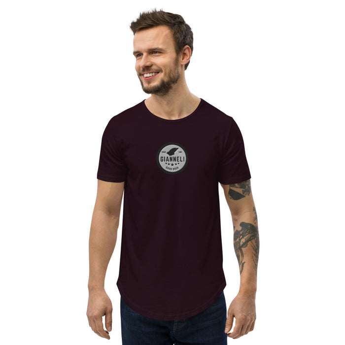 Gianneli Men's Curved Hem T-Shirt