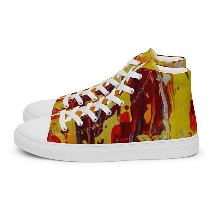 Gianneli Colours Handmade Women’s High Top Canvas Shoes