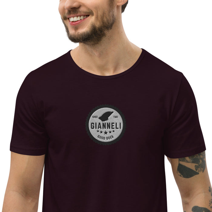 Gianneli Men's Curved Hem T-Shirt