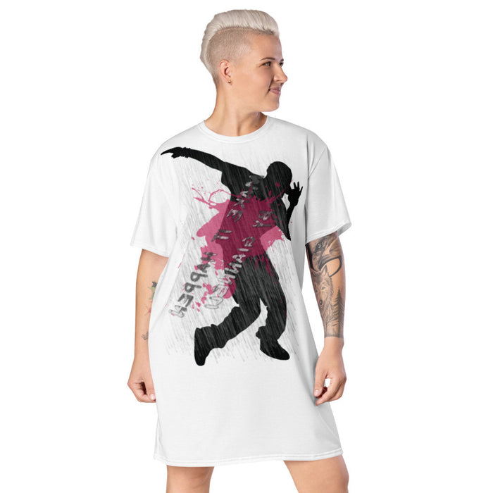 MAKE IT HAPPEN T-shirt Dress by Gianneli