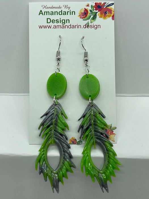 Handmade Resin Retro Earrings