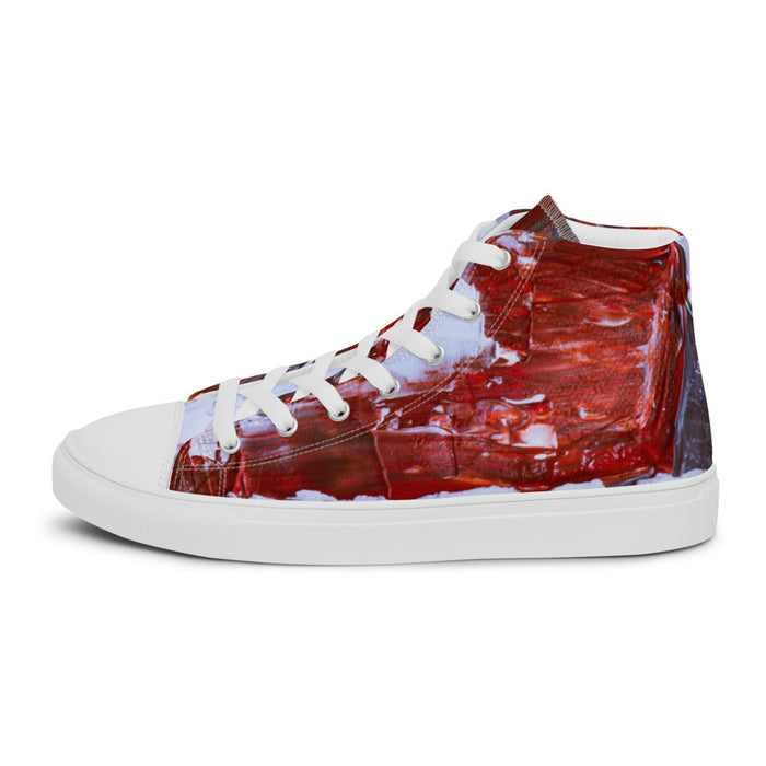 Gianneli Colours Handmade Men’s High Top Canvas Shoes