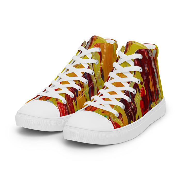 Gianneli Colours Handmade Women’s High Top Canvas Shoes