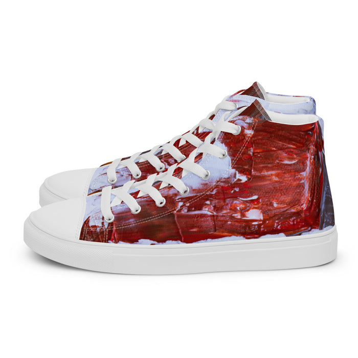 Gianneli Colours Handmade Men’s High Top Canvas Shoes