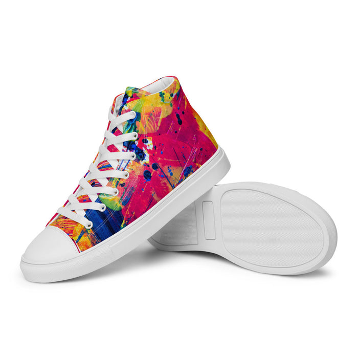 Gianneli Colours Handmade Women’s High Top Canvas Shoes