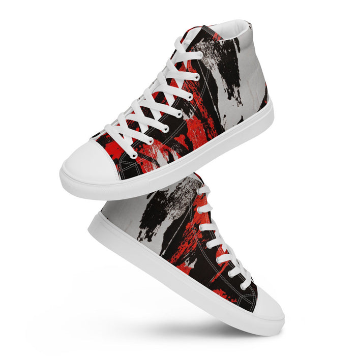 Gianneli Colours Handmade Men’s High Top Canvas Shoes