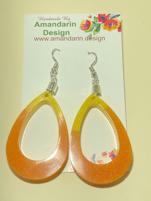 Handmade Resin Retro Earrings